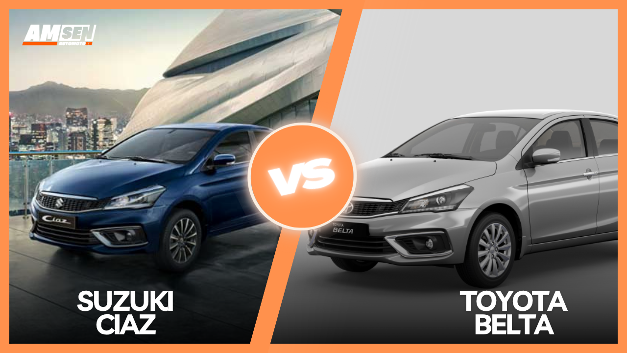 Toyota Belta vs Suzuki Ciaz, deux berlines qui partagent beaucoup