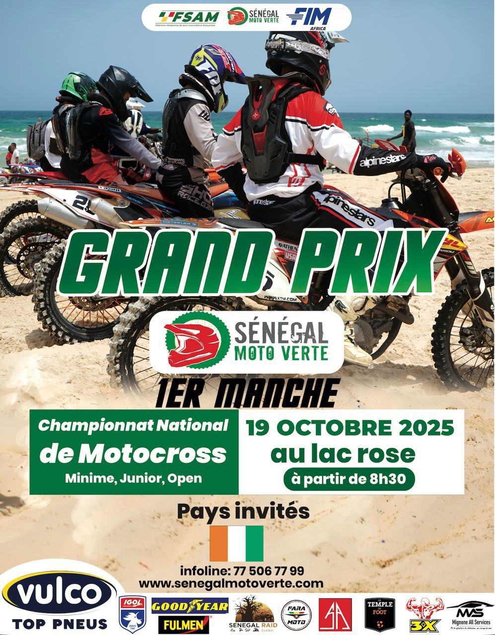 Motocross Sénégal, ouverture du Championnat 2025-2026