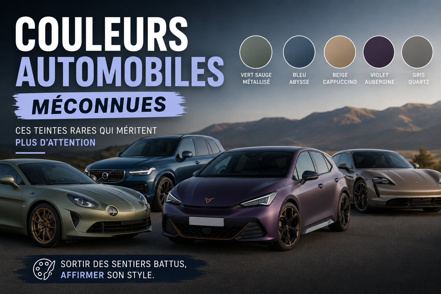 Couleurs automobiles, l’univers méconnu qui cache la valeur